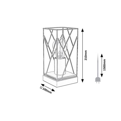 Rabalux - Stolna lampa 1xE27/40W/230V