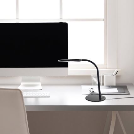 Rabalux - LED stolna lampa s dodirnim prigušivačem LED/10W/230V 3000-6000K crna