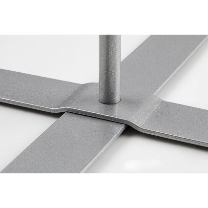 Rabalux - Stajaća lampa 1xE27/40W/230V bijela/srebrna