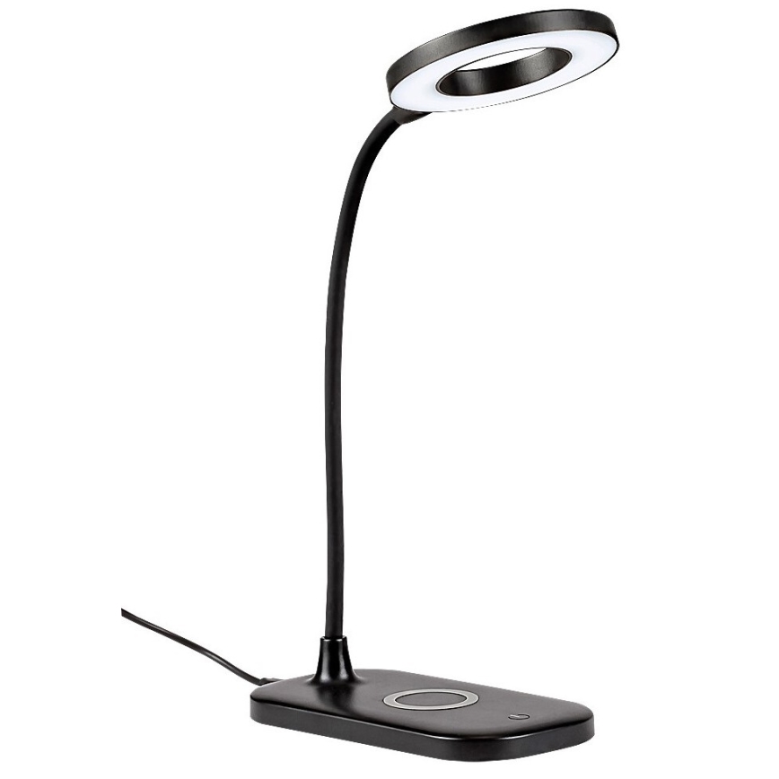 Rabalux - LED Prigušiva stolna lampa na dodir s bežičnim punjenjem LED/5W/5V 2700-6000K crna