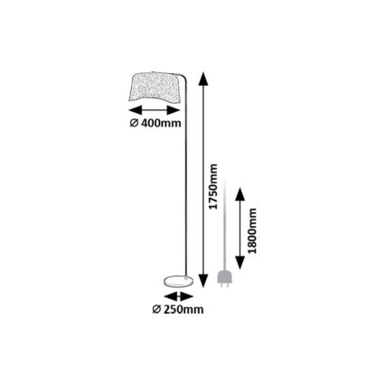 Rabalux - Podna lampa 1xE27/10W/230V