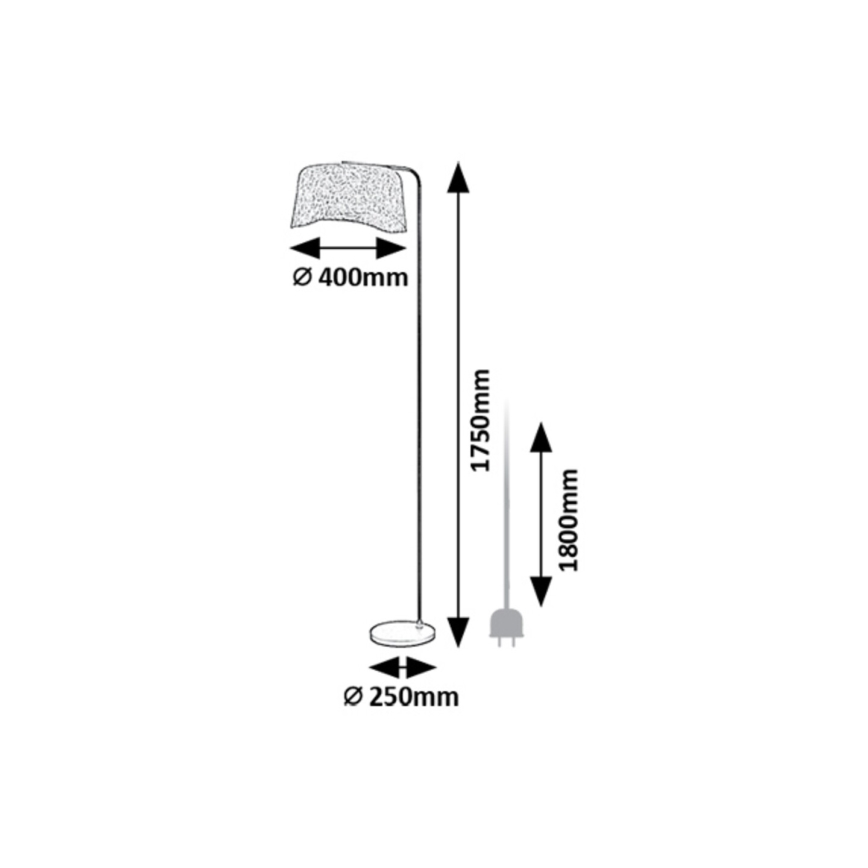 Rabalux - Podna lampa 1xE27/10W/230V