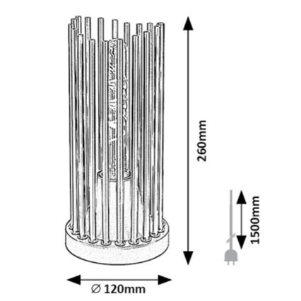 Rabalux - Stolna lampa 1xE27/40W/230V