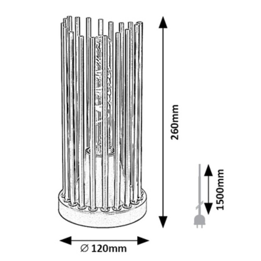 Rabalux - Stolna lampa 1xE27/40W/230V