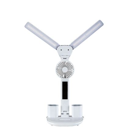 Rabalux - LED stolna lampa s prigušavanjem, ventilatorom i LED zaslonom/7W/5V 3000/4000/6500K