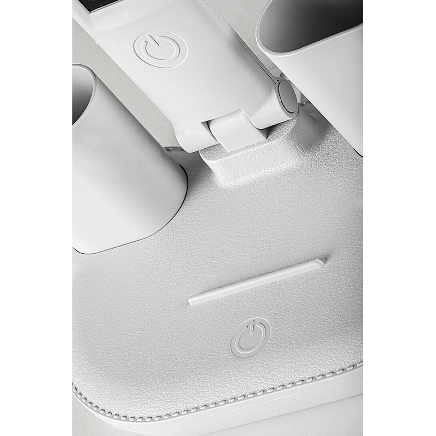 Rabalux - LED stolna lampa s ventilatorom, podesiva svjetlina LED/7W/5V 3000/4000/6500K