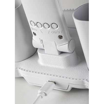 Rabalux - LED stolna lampa s ventilatorom, podesiva svjetlina LED/7W/5V 3000/4000/6500K