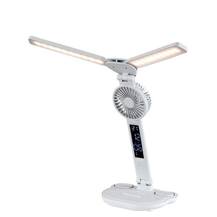 Rabalux - LED stolna lampa s ventilatorom, podesiva svjetlina LED/7W/5V 3000/4000/6500K
