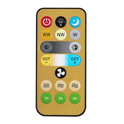 Rabalux - LED podna svjetiljka s prigušivanjem i ventilatorom 1xE27/16W/230V 3000-6500K