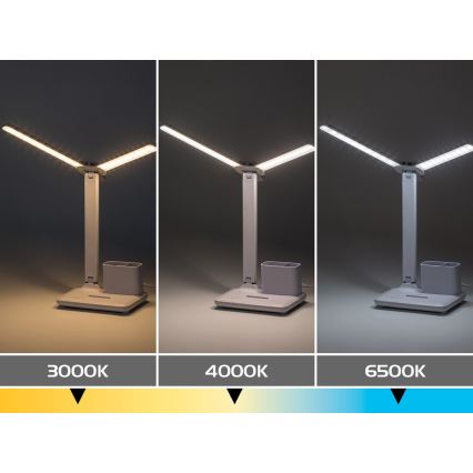 Rabalux - LED dodirna stolna svjetiljka s prigušivanjem LED/5W/5V 3000/4000/6500K