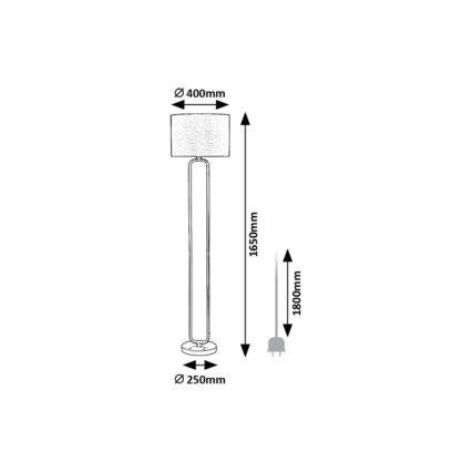 Rabalux - Podna lampa 1xE27/60W/230V