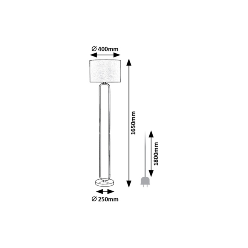 Rabalux - Podna lampa 1xE27/60W/230V
