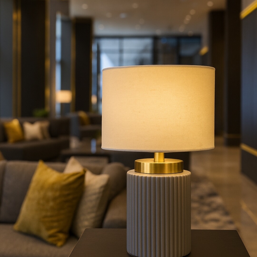 Rabalux - Stolna lampa 1xE14/40W/230V siva