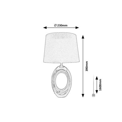 Rabalux - Stolna lampa 1xE14/25W/230V