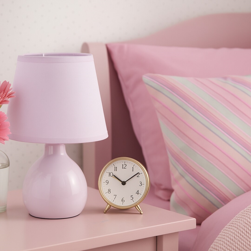 Rabalux - Stolna lampa 1xE14/40W/230V ružičasta