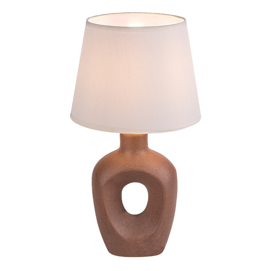 Rabalux - Stolna lampa 1xE14/25W/230V smeđa/kremasta