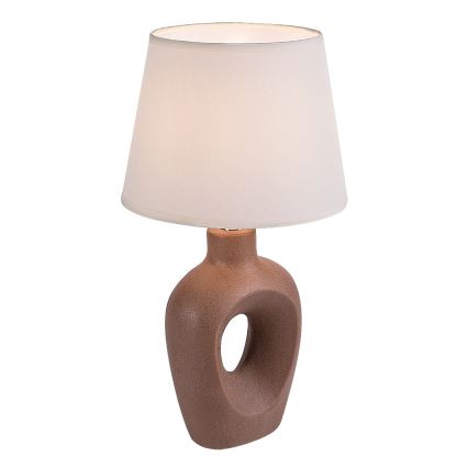 Rabalux - Stolna lampa 1xE14/25W/230V smeđa/kremasta