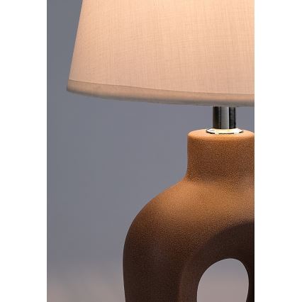 Rabalux - Stolna lampa 1xE14/25W/230V smeđa/kremasta