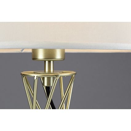 Rabalux - Stolna lampa 1xE27/40W/230V zlatna/bijela