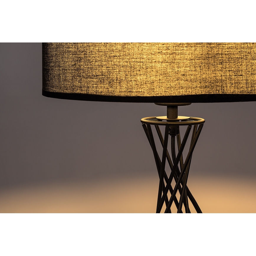 Rabalux - Stolna lampa 1xE27/40W/230V crna
