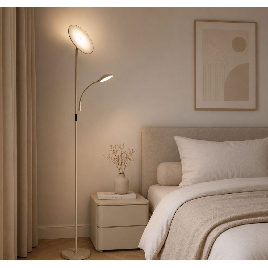 Rabalux - LED podna lampa s prigušivanjem LED/23W/230V 3000/4200/6500 bež