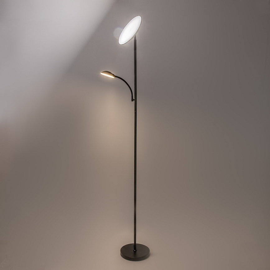 Rabalux - LED podna lampa s mogućnošću prigušivanja LED/23W/230V 3000/4200/6500 crna