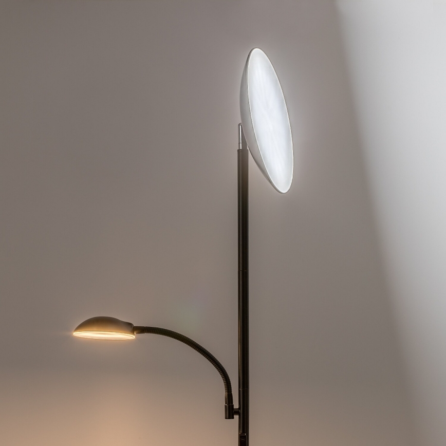 Rabalux - LED podna lampa s mogućnošću prigušivanja LED/23W/230V 3000/4200/6500 crna