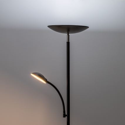 Rabalux - LED podna lampa s mogućnošću prigušivanja LED/23W/230V 3000/4200/6500 crna
