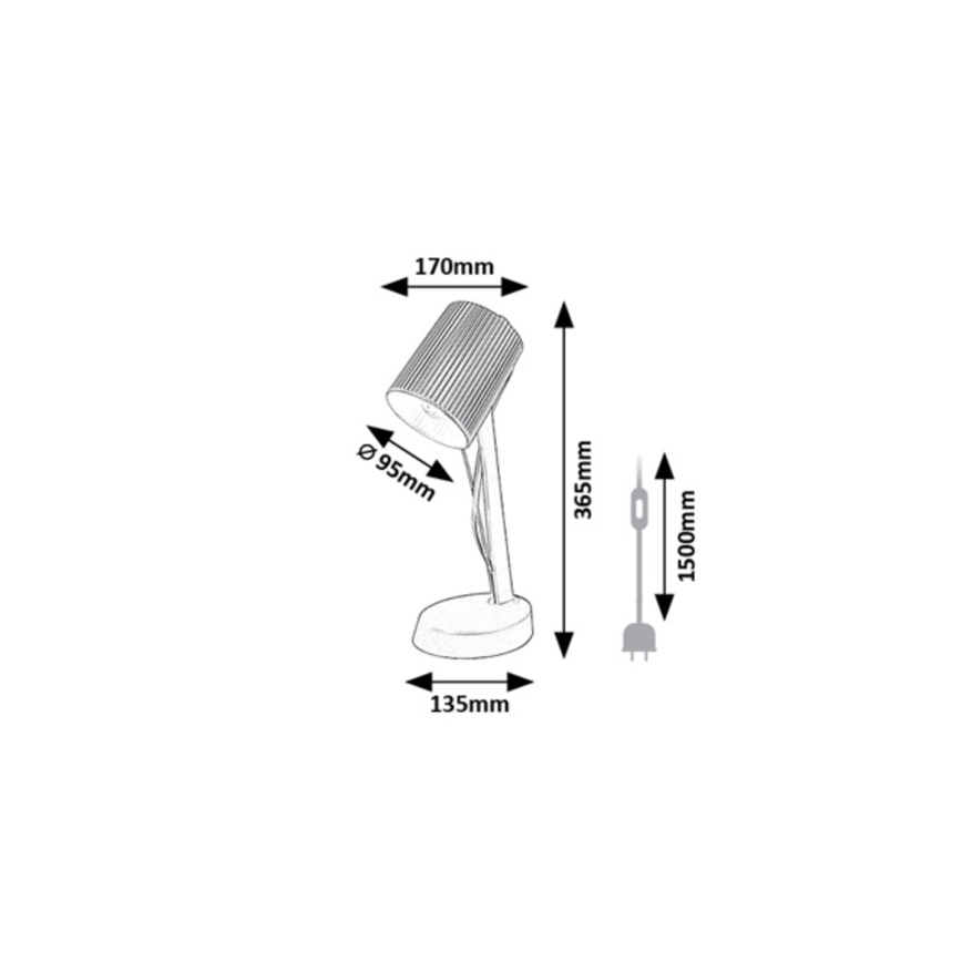 Rabalux - Stolna lampa 1xE14/11W/230V zelena