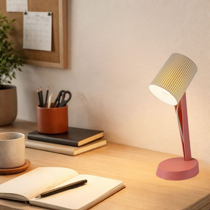 Rabalux - Ružičasta stolna lampa 1xE14/11W/230V