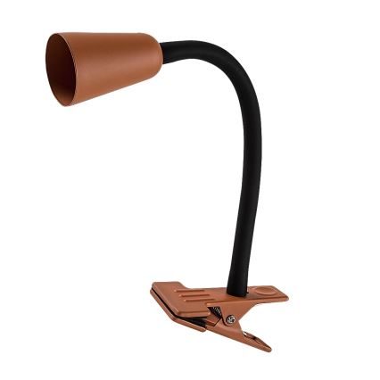 Rabalux - Stolna svjetiljka s kopčom 1xGU10/7W/230V narančasta