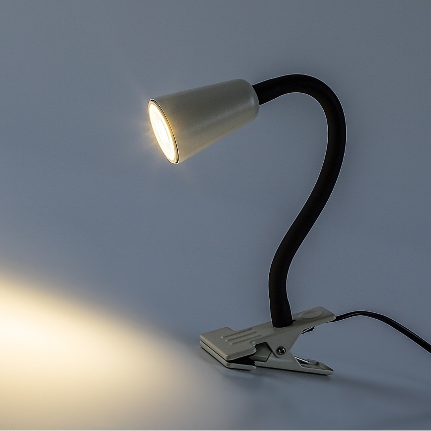 Rabalux - Stolna lampa s kopčom 1xGU10/7W/230V krem