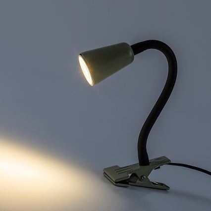 Rabalux - Stolna lampa s kopčom 1xGU10/7W/230V kaki