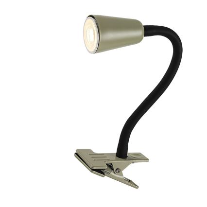 Rabalux - Stolna lampa s kopčom 1xGU10/7W/230V kaki