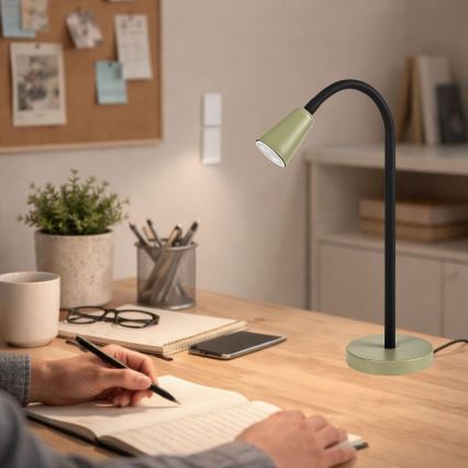 Rabalux - Stolna lampa 1xGU10/7W/230V kaki