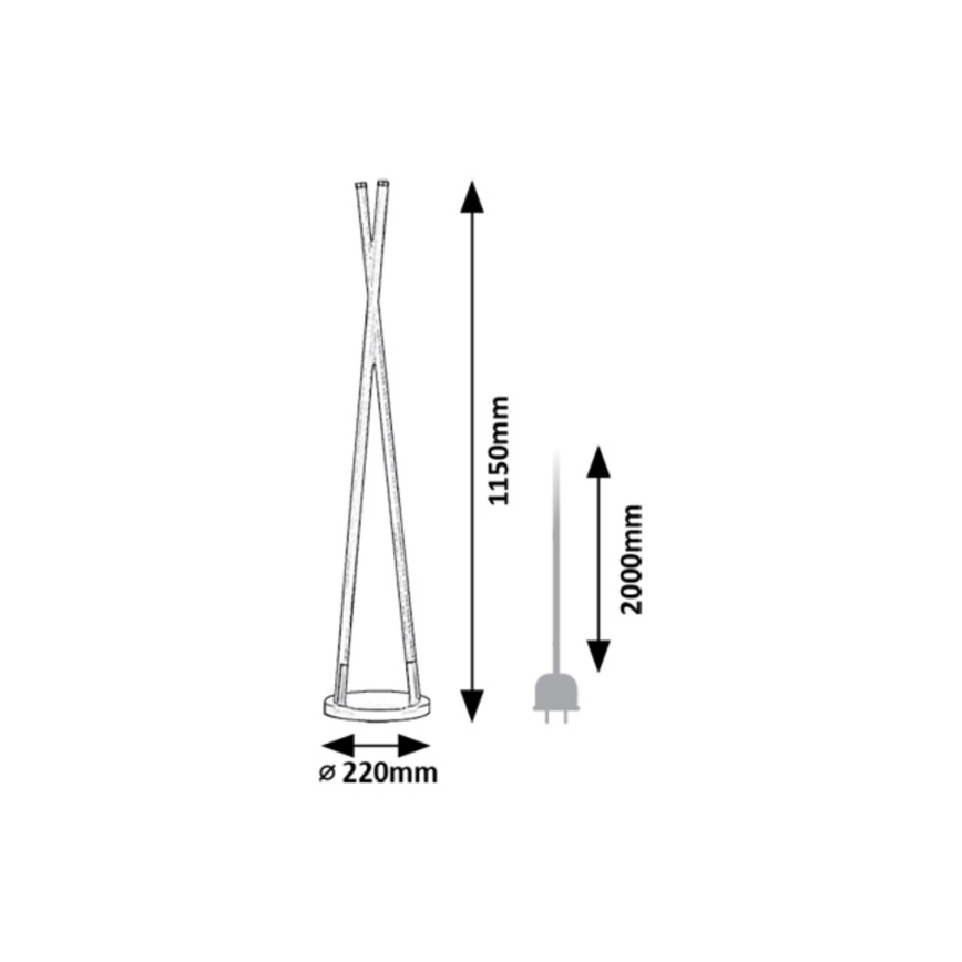 Rabalux - LED Podna lampa LED/28W/230V 3000K