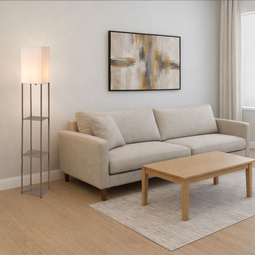 Rabalux - Podna lampa s policama 1xE27/40W/230V bež