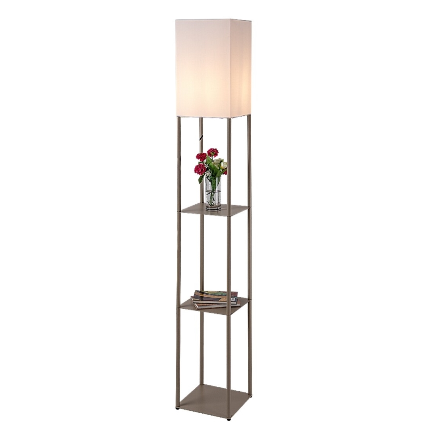 Rabalux - Podna lampa s policama 1xE27/40W/230V bež