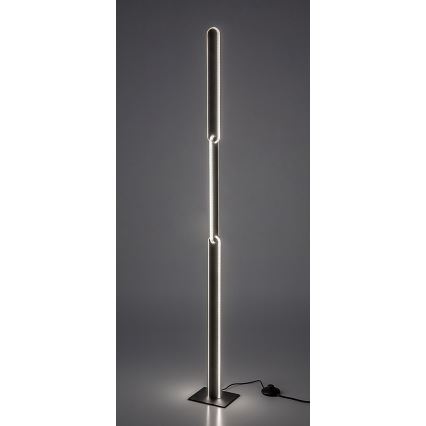 Rabalux - LED Prigušiva podna lampa LED/33W/230V 3000/4000K crna