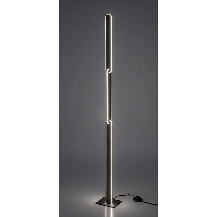 Rabalux - LED Prigušiva podna lampa LED/33W/230V 3000/4000K crna