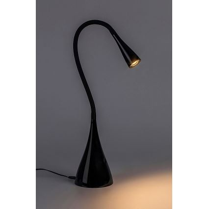 Rabalux - LED Prigušiva stolna lampa na dodir LED/4W/230V 3000K crna