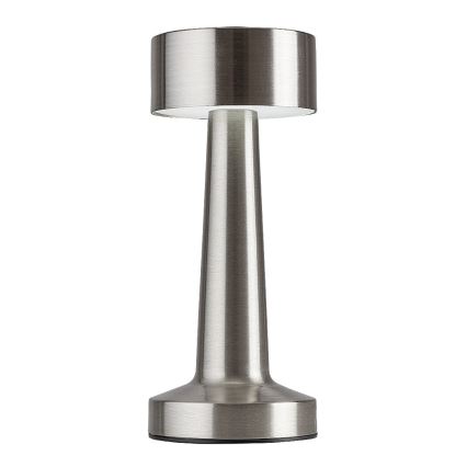 Rabalux - LED Punjiva dodirna stolna lampa LED/2,7W/5V 1200mAh 3000/4000/6000K mat krom