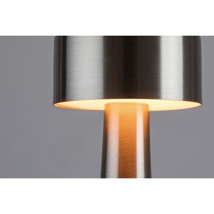 Rabalux - LED Punjiva dodirna stolna lampa LED/2,7W/5V 1200mAh 3000/4000/6000K mat krom