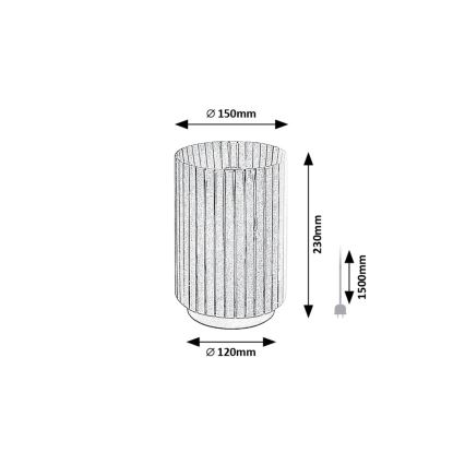 Rabalux - Stolna lampa 1xE27/6W/230V