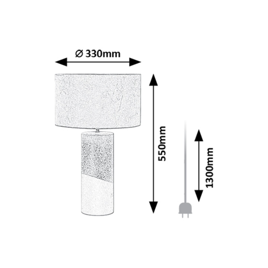 Rabalux - Stolna lampa 1xE27/40W/230V
