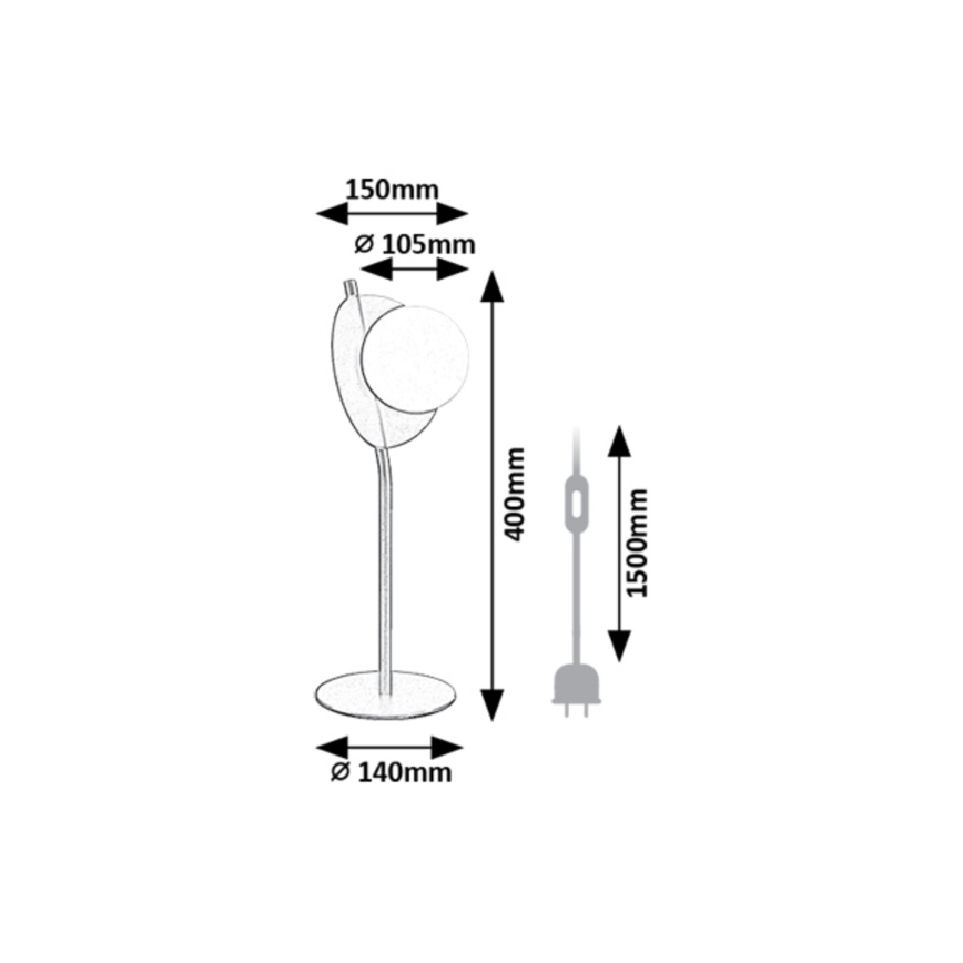 Rabalux - Stolna lampa 1xG9/5W/230V