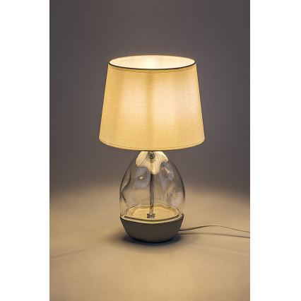 Rabalux - Stolna lampa 1xE27/40W/230V bijela