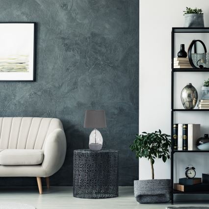 Rabalux - Stolna lampa 1xE27/40W/230V siva