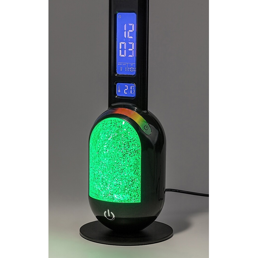 Rabalux - LED RGB stolna lampa s prigušivanjem LED/5W/230V crna