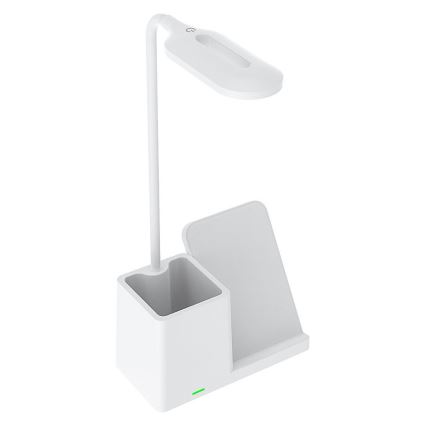 Rabalux - LED Prigušiva stolna lampa s bežičnim punjenjem QI LED/4W/5V 3000/4000/6500K bijela